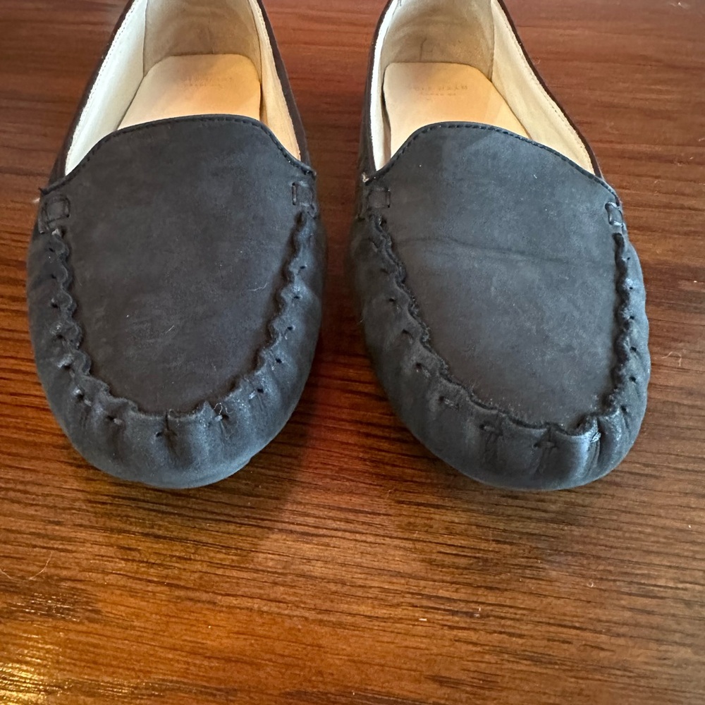 Cole Haan ladies Black Suede Loafers